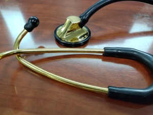 gold stethoscope