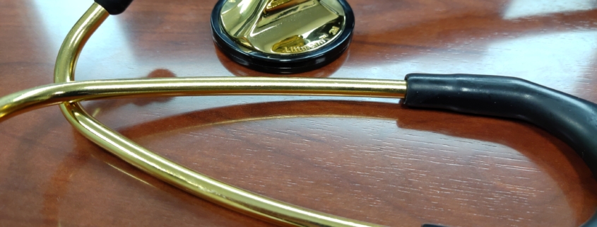gold stethoscope
